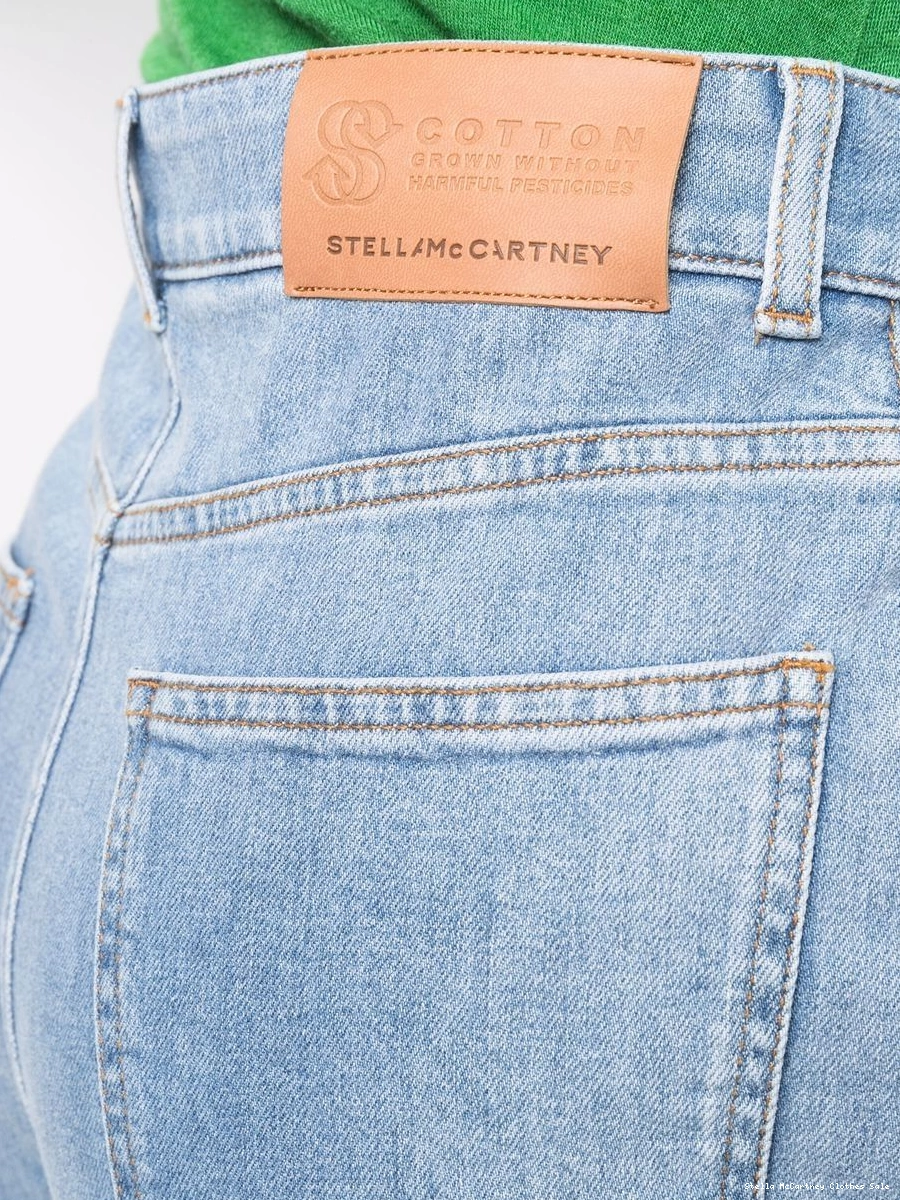 Affordable cropped high-rise Women McCartney Stella jeans 0813